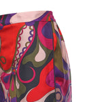 Pantaloni in seta con stampa Orchidee 5URT10 5U731017 PUCCI 