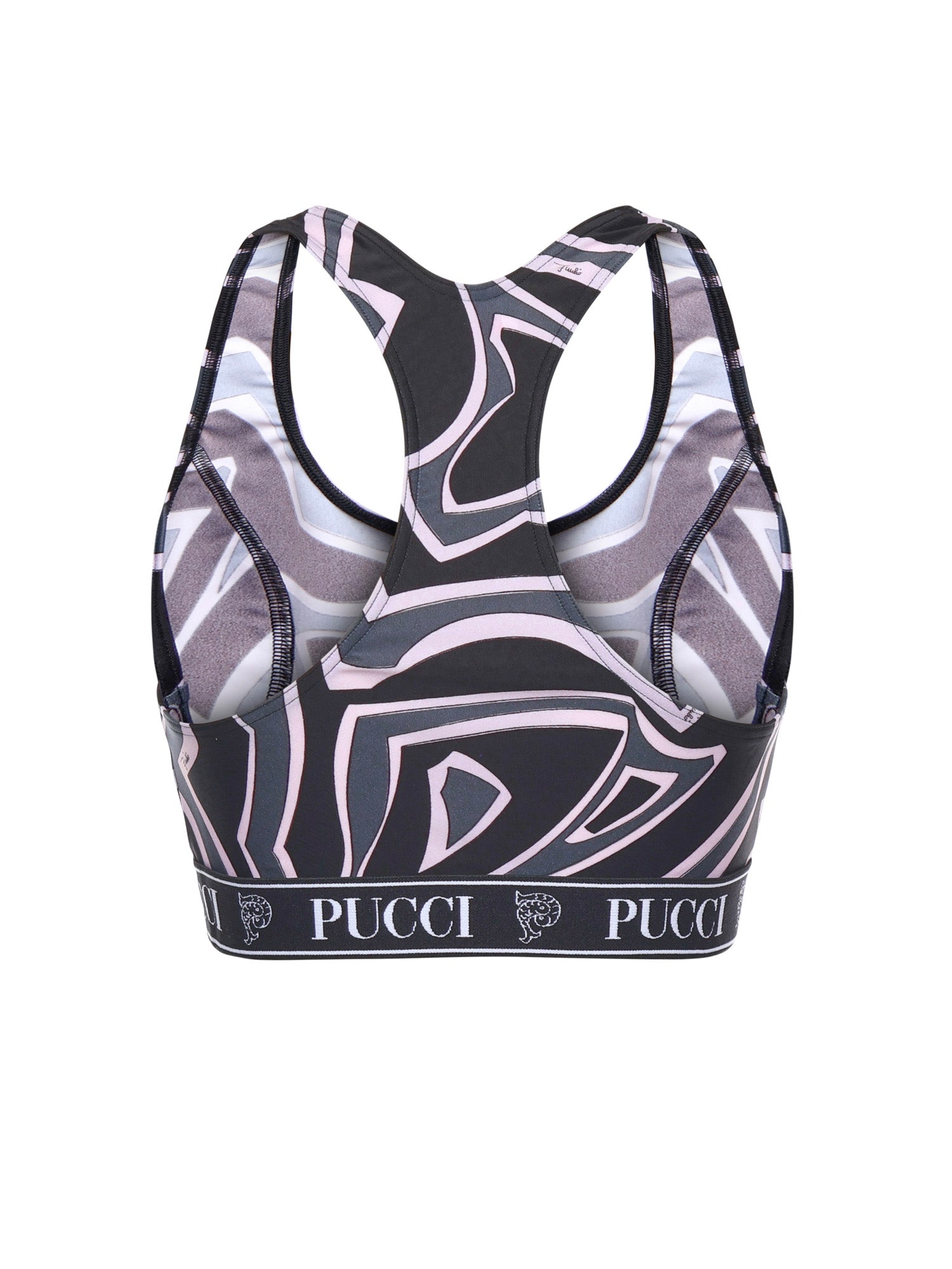 Top in Lycra con stampa Labirinto 5UTP55 5U855052 PUCCI 