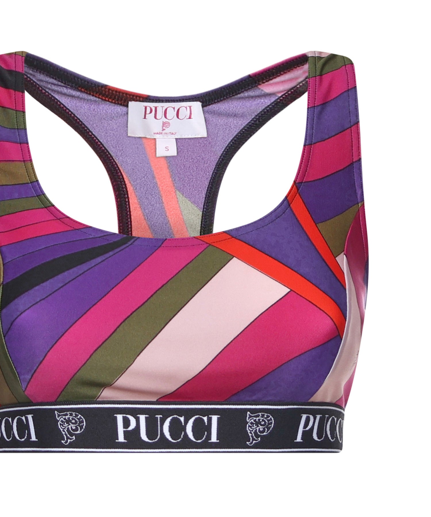 Top in lycra con stampa Iride 5UTP56 5U755011 PUCCI 