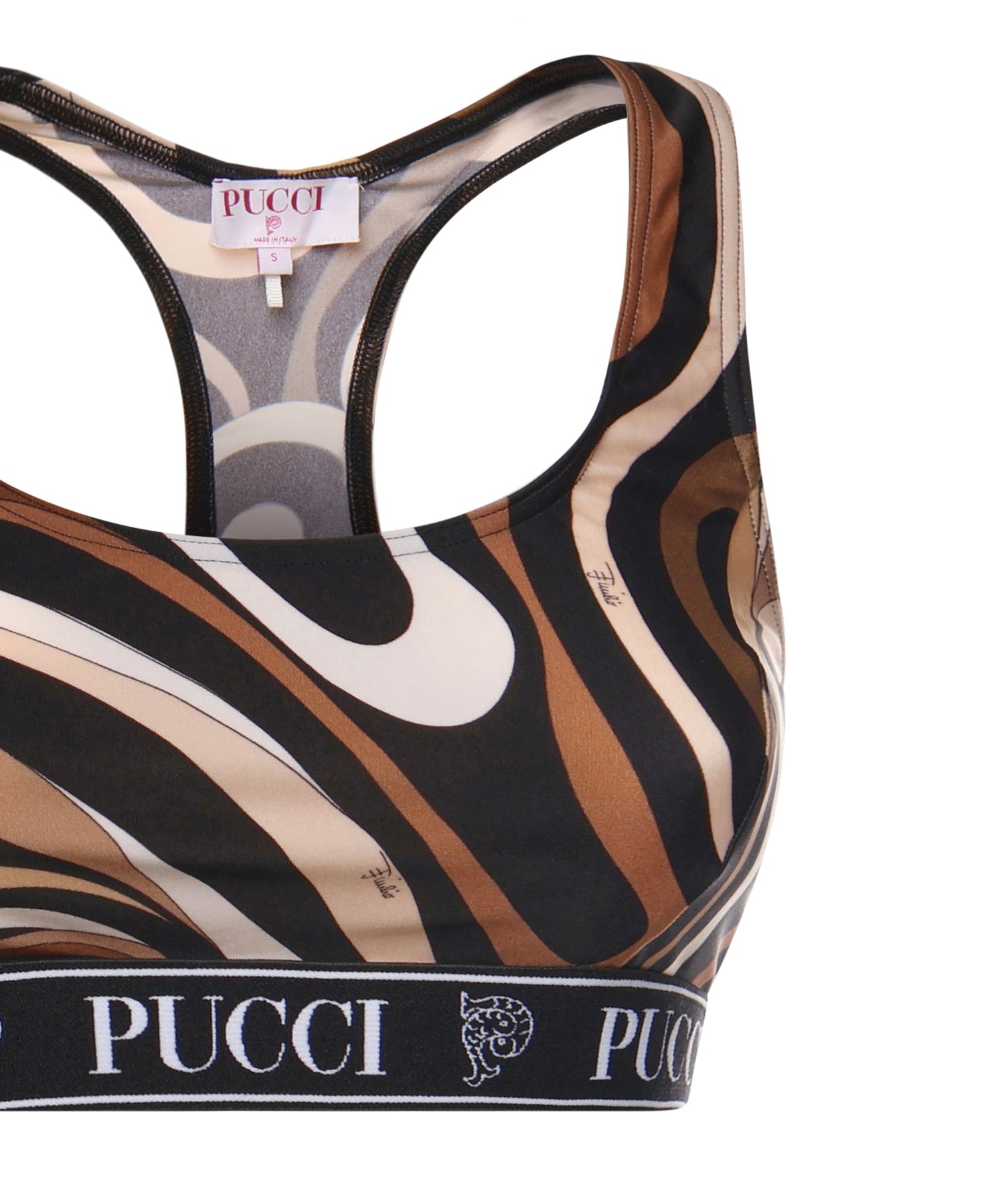 Top sportivo con stampa 5UTP57 5U775066 PUCCI 