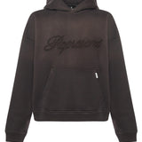 Felpa con cappuccio nera vintage<BR/> MLM100160 17 REPRESENT 