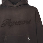 Felpa con cappuccio nera vintage<BR/> MLM100160 17 REPRESENT 