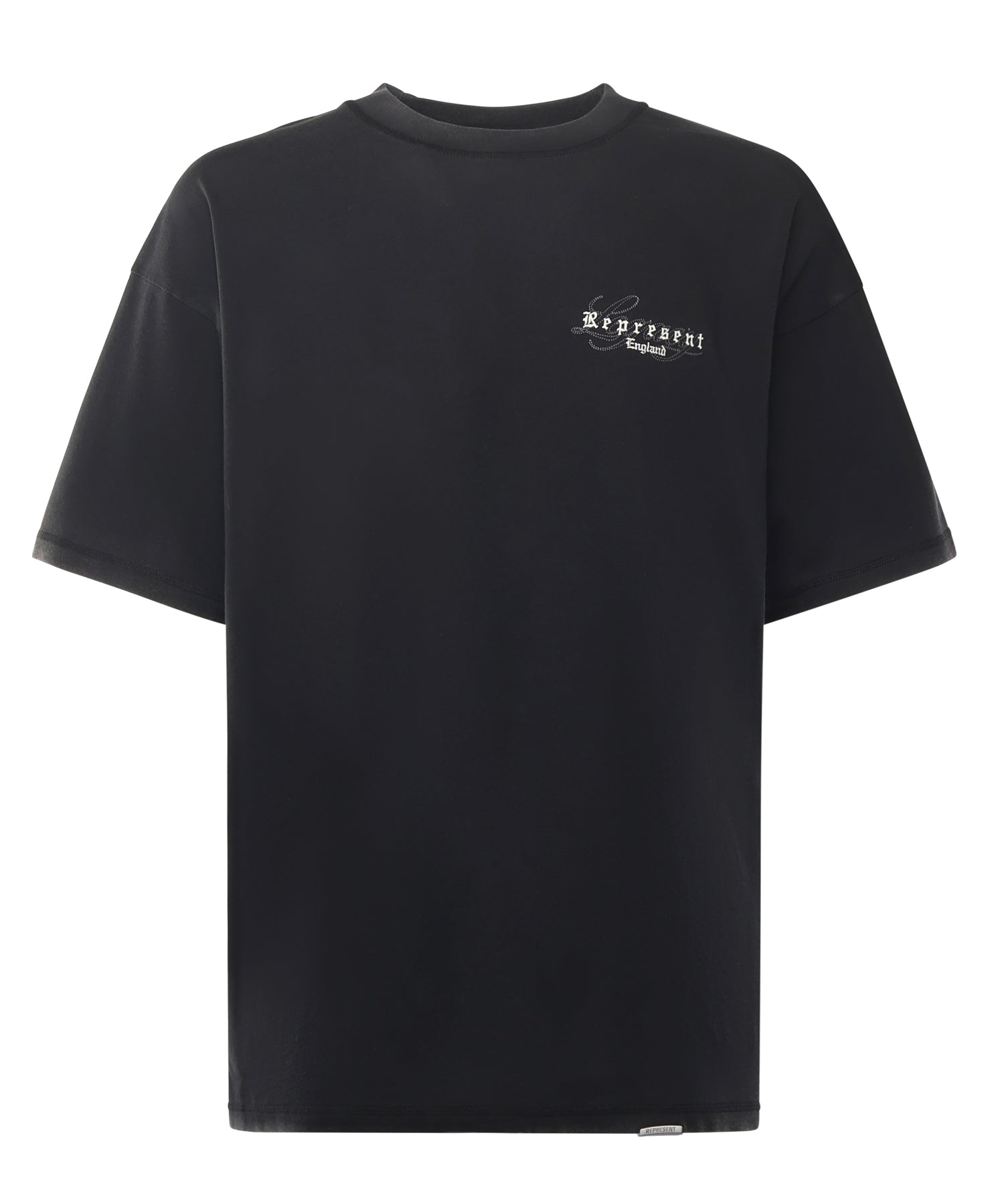 T-shirt "Legacy Overprint" in jersey di cotone<BR/> MLM100178 06 REPRESENT 