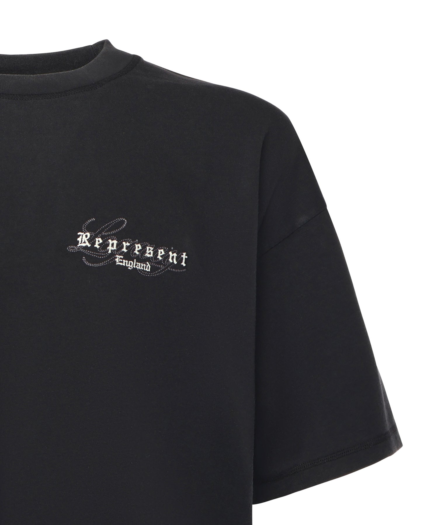 T-shirt "Legacy Overprint" in jersey di cotone<BR/> MLM100178 06 REPRESENT 