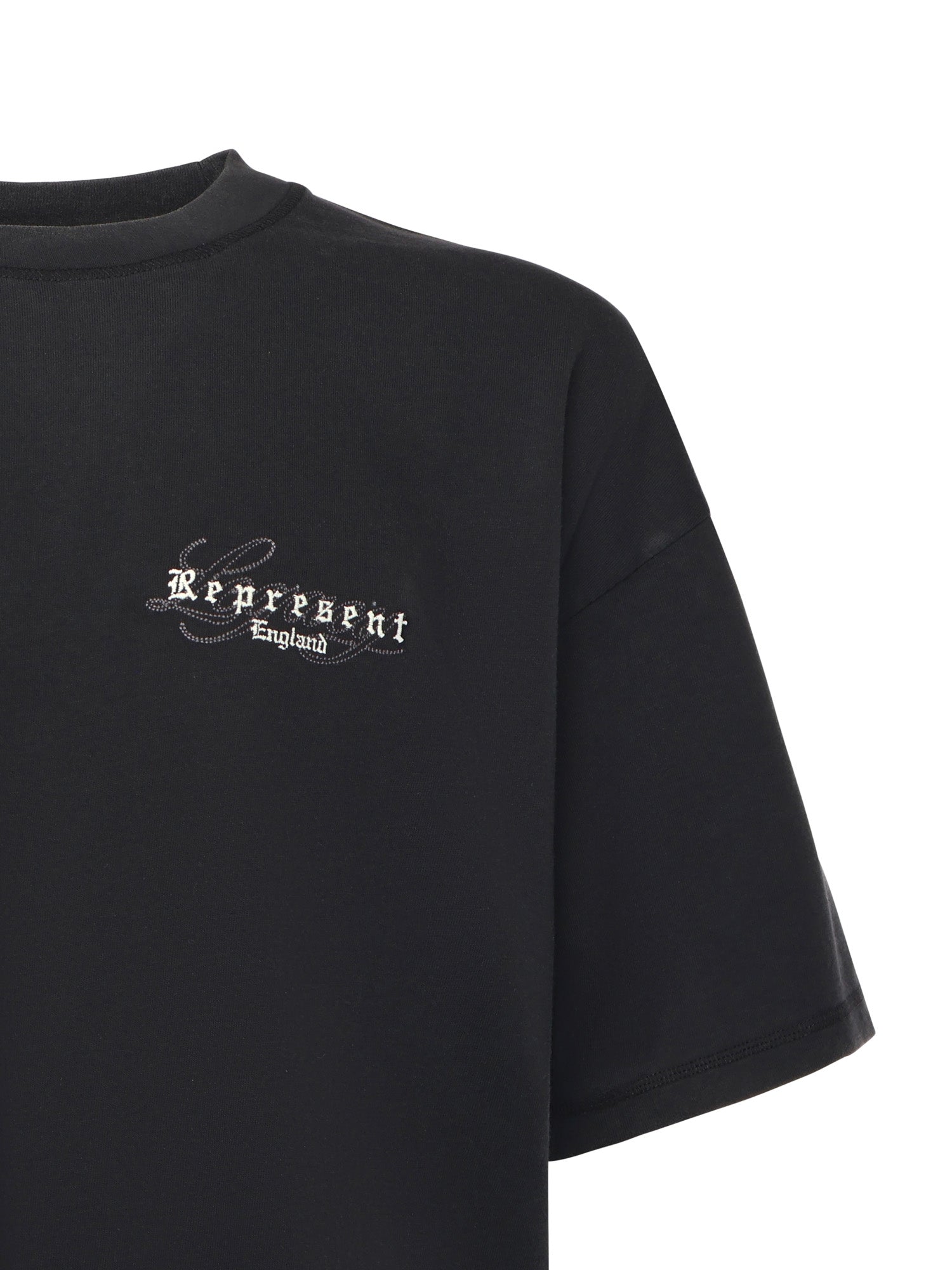 T-shirt "Legacy Overprint" in jersey di cotone<BR/> MLM100178 06 REPRESENT 