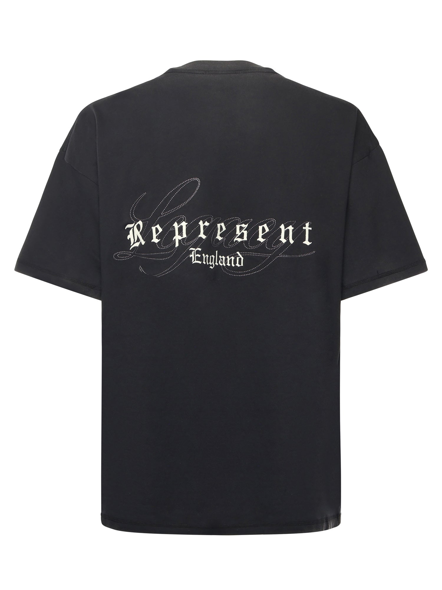 T-shirt "Legacy Overprint" in jersey di cotone<BR/> MLM100178 06 REPRESENT 