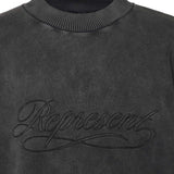Felpa oversize in cotone MLM100236 47 REPRESENT 