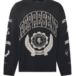 Felpa in cotone con effetto distressed MLM100371 04 REPRESENT 