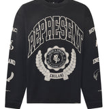 Felpa in cotone con effetto distressed MLM100371 04 REPRESENT 
