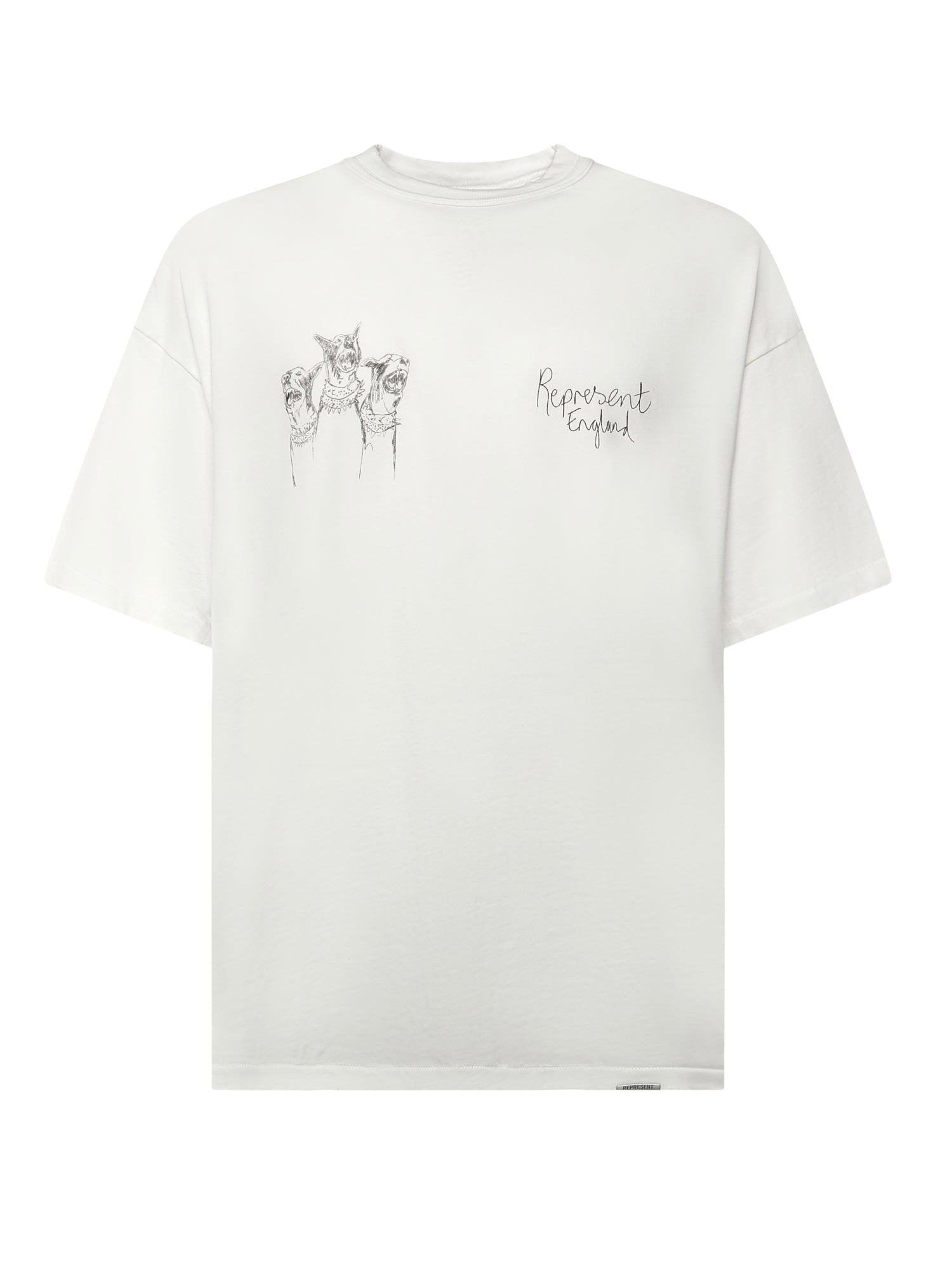 T-shirt "Hand Drawn Thoroughbred" in cotone MLM100383 72 REPRESENT 