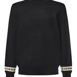 Maglione in misto viscosa con logo UMA25035MA BLACK RICHMOND X 