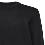 Maglione in misto viscosa con logo UMA25035MA BLACK RICHMOND X 