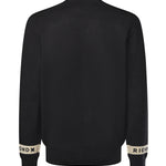 Maglione in misto viscosa con logo UMA25035MA BLACK RICHMOND X 