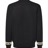 Maglione in misto viscosa con logo UMA25035MA BLACK RICHMOND X 