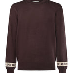 Maglione in misto viscosa con logo<BR/> UMA25035MA MULCH RICHMOND X 