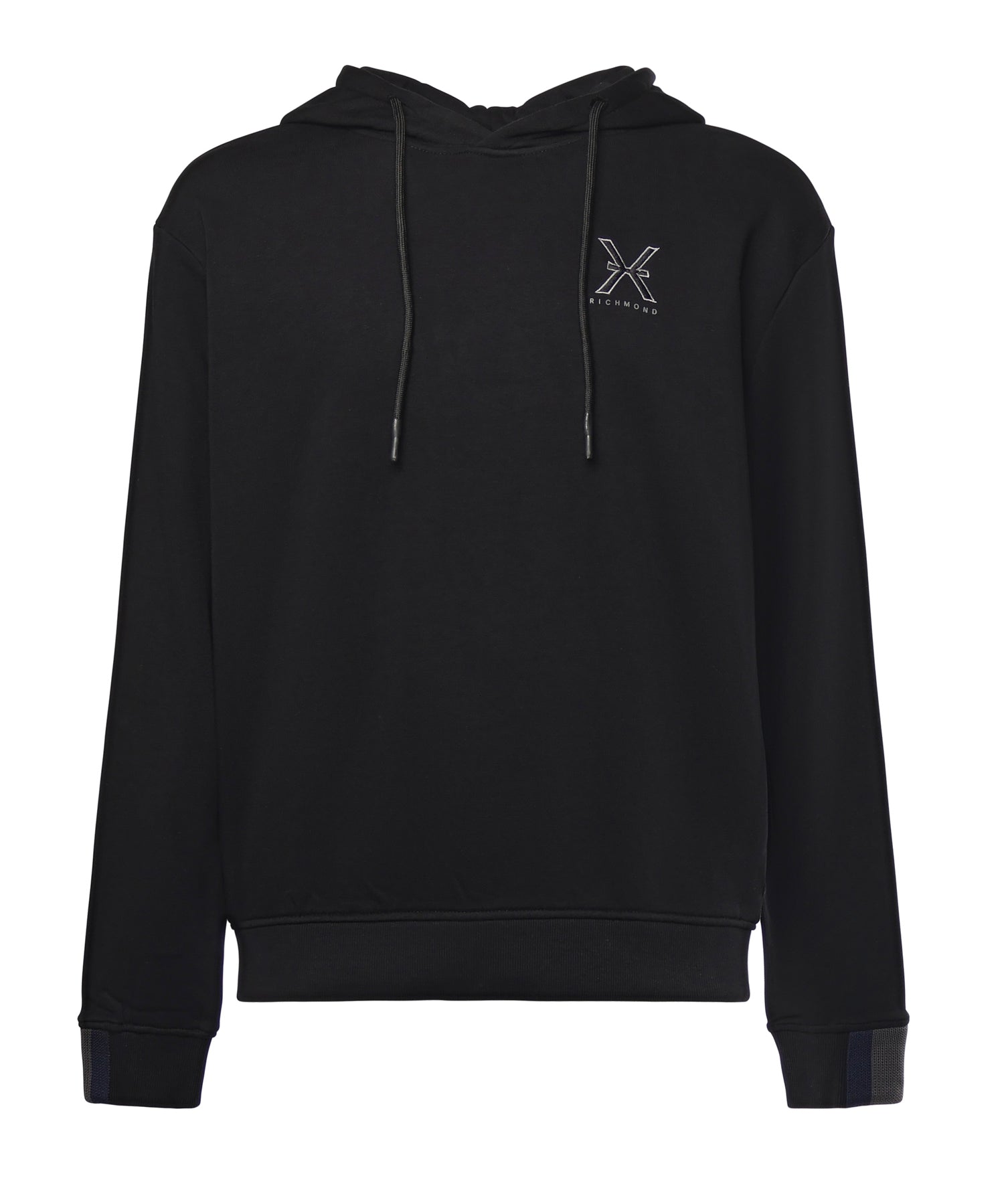 Felpa in misto cotone con logo UMA25040FE BLACK RICHMOND X 