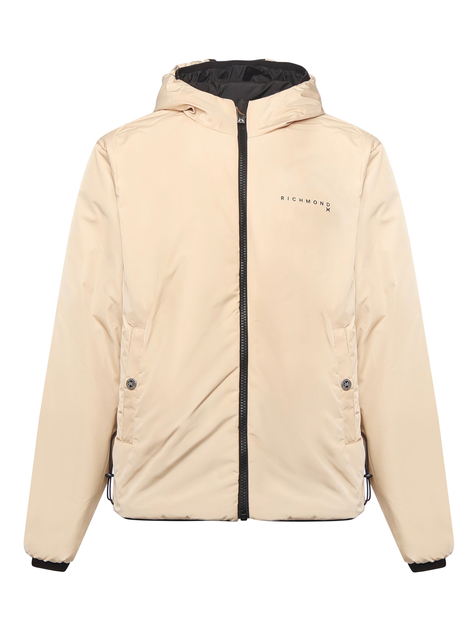 Giubbotto Samari reversibile in nylon UMA25044GB IRISH CREAM RICHMOND X 