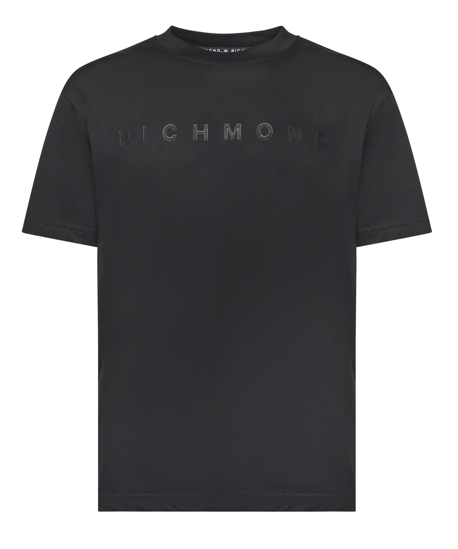 T-shirt Patum in cotone UMA25046TS BLACK RICHMOND X 