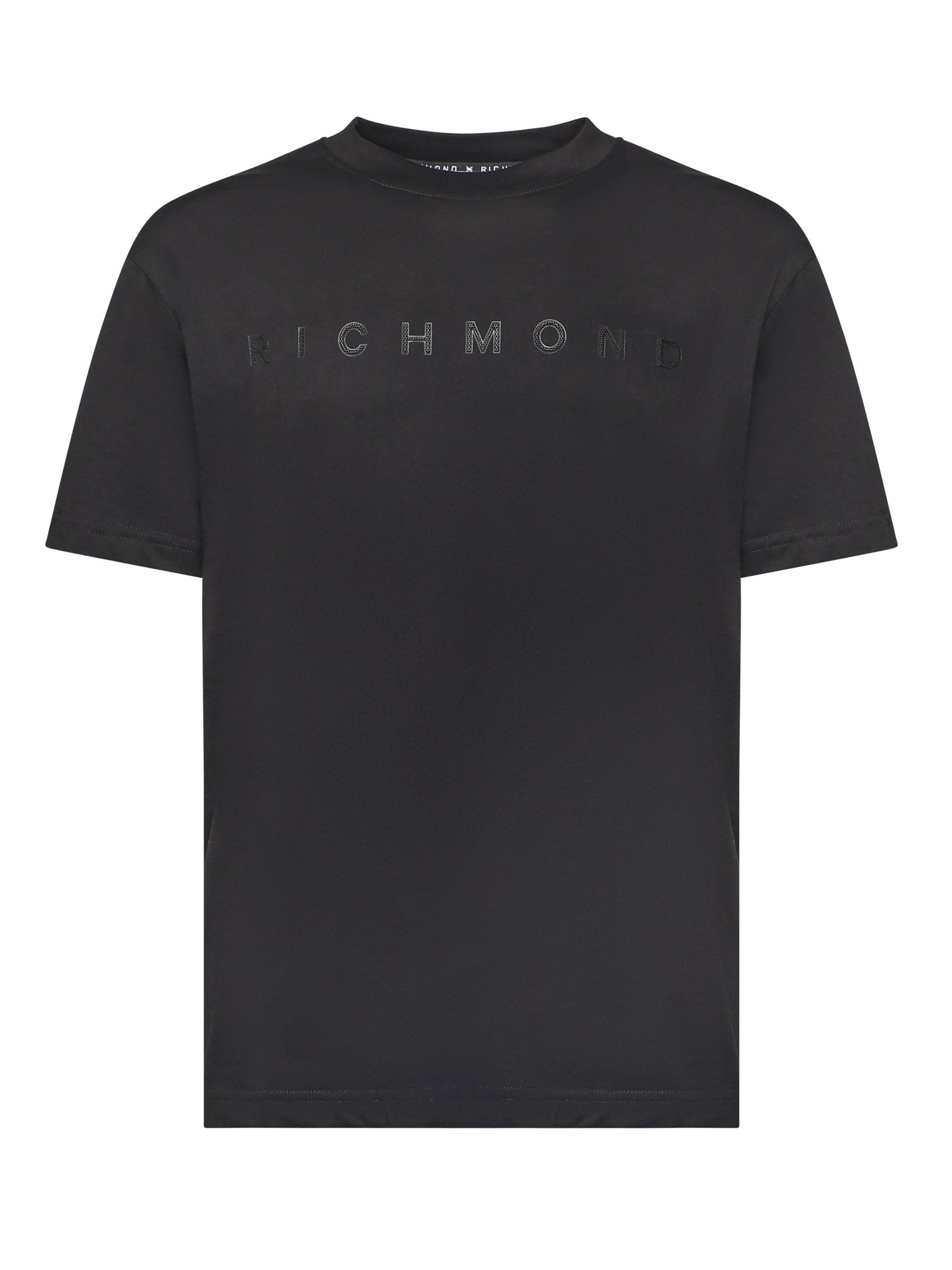 T-shirt Patum in cotone UMA25046TS BLACK RICHMOND X 