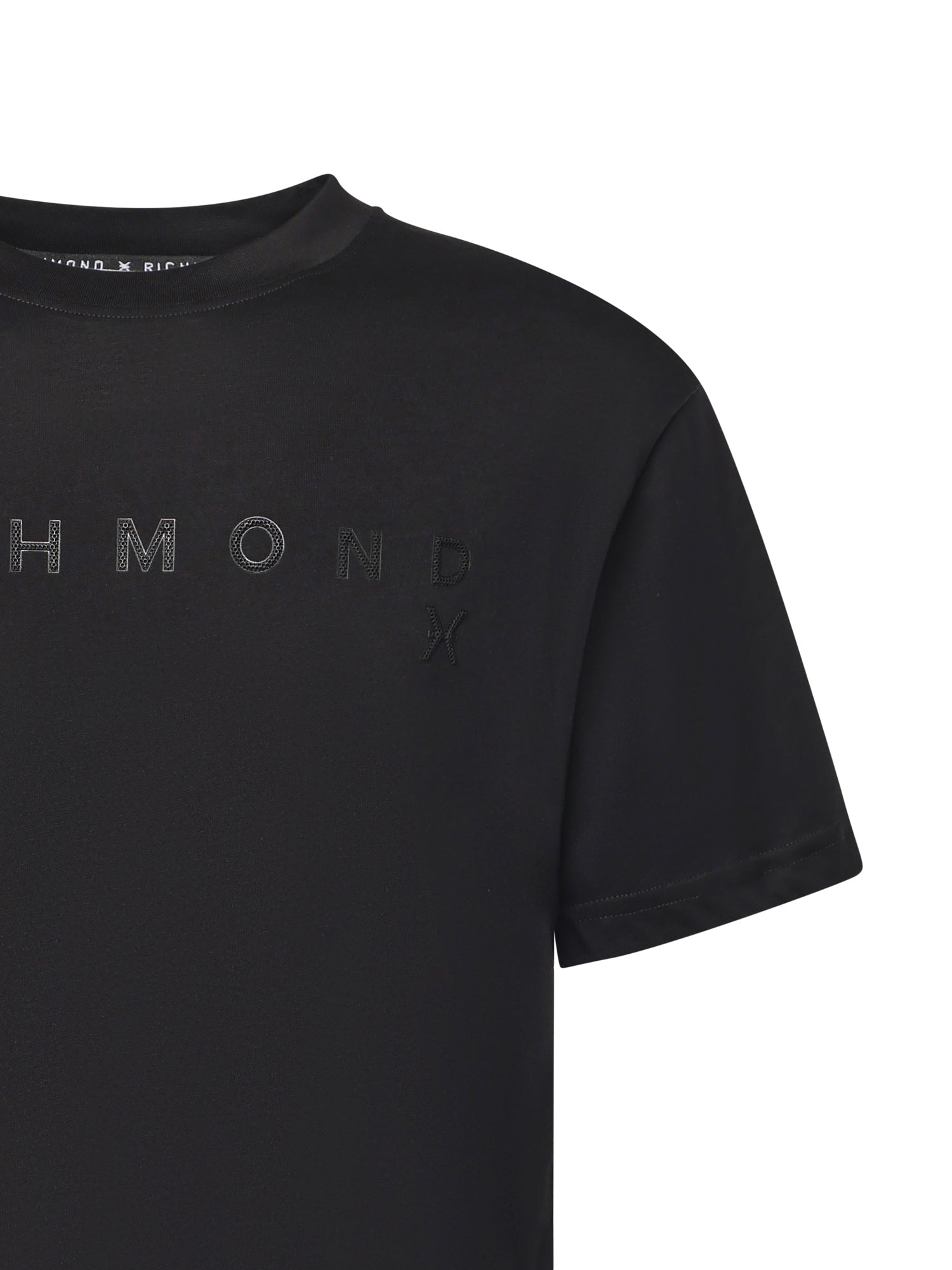 T-shirt Patum in cotone UMA25046TS BLACK RICHMOND X 