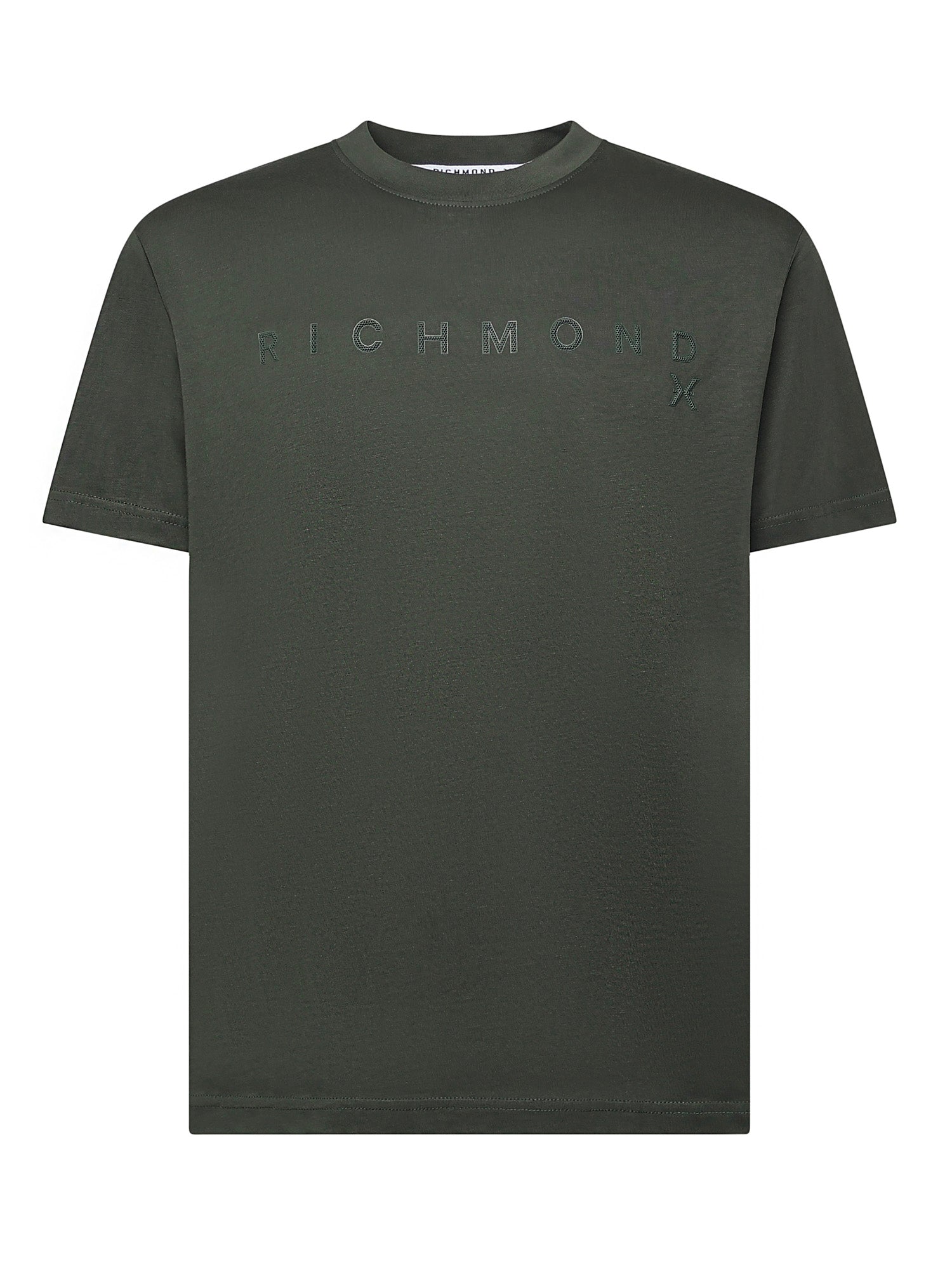 T-shirt Patum in cotone<BR/> UMA25046TS DEEP FOREST RICHMOND X 
