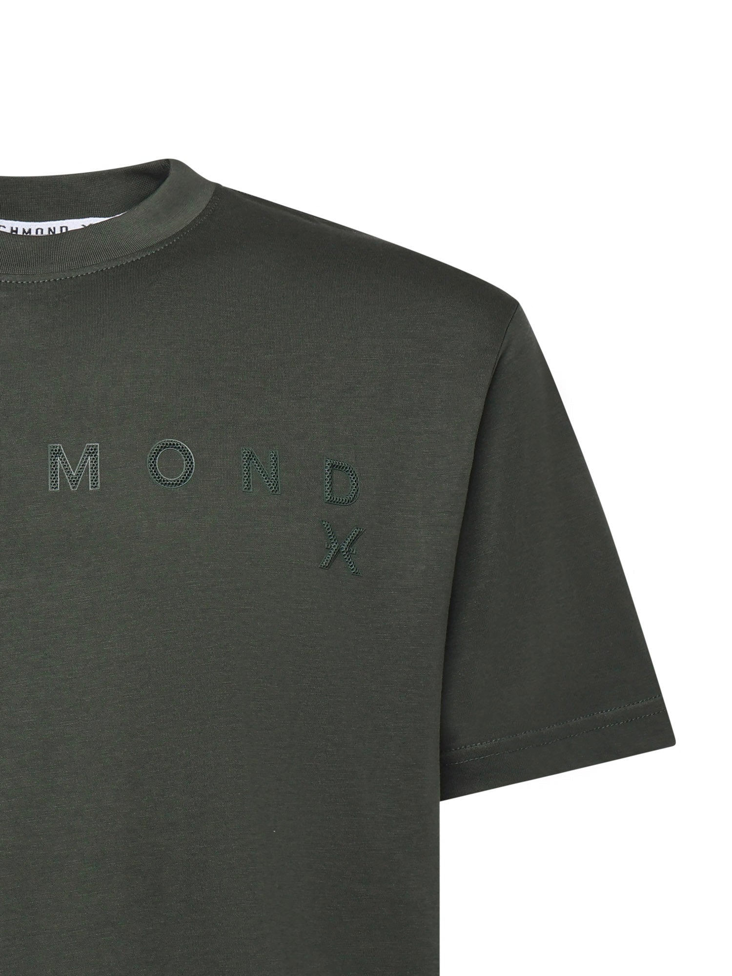 T-shirt Patum in cotone<BR/> UMA25046TS DEEP FOREST RICHMOND X 