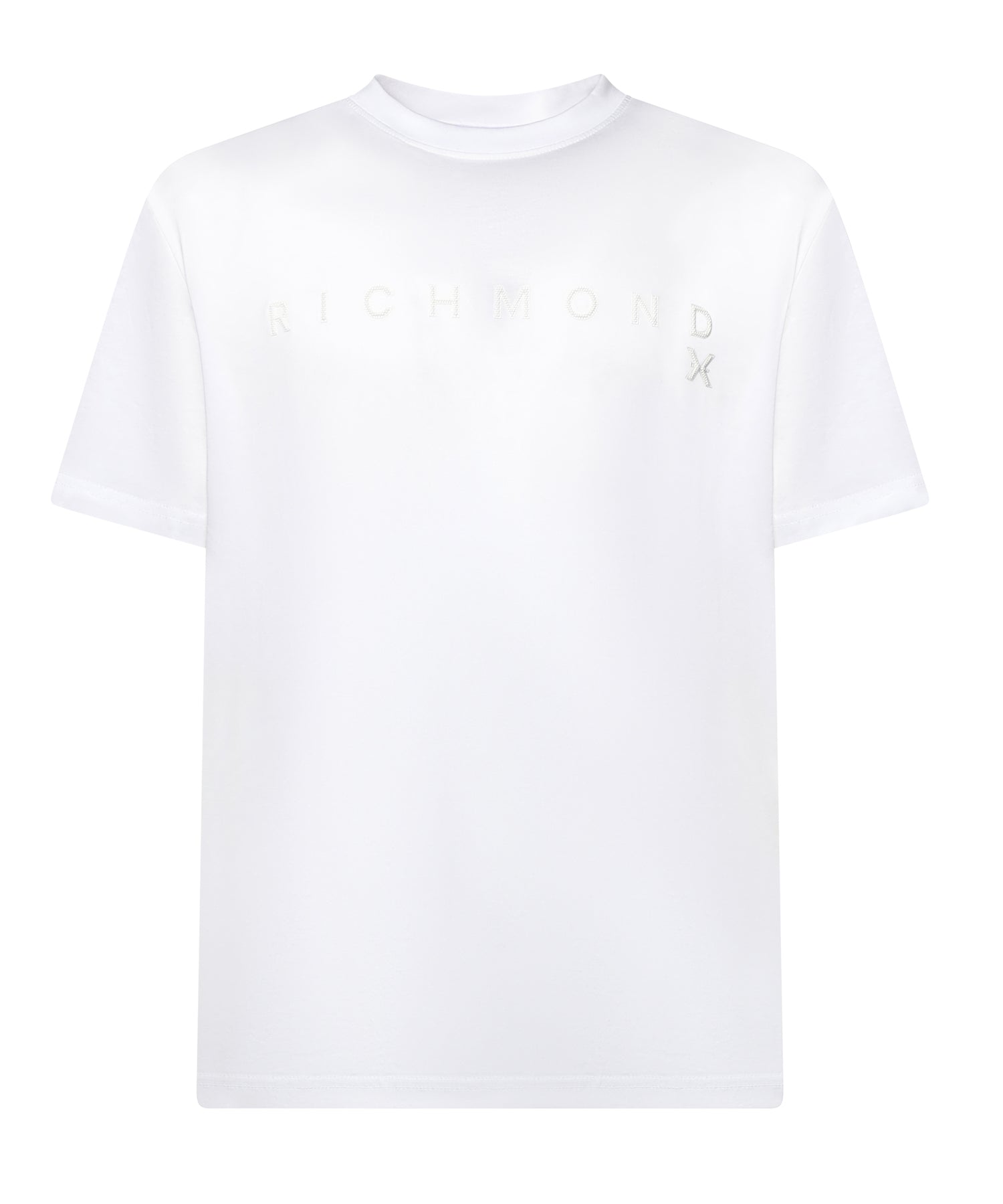 T-shirt Patum in cotone UMA25046TS WHITE RICHMOND X 