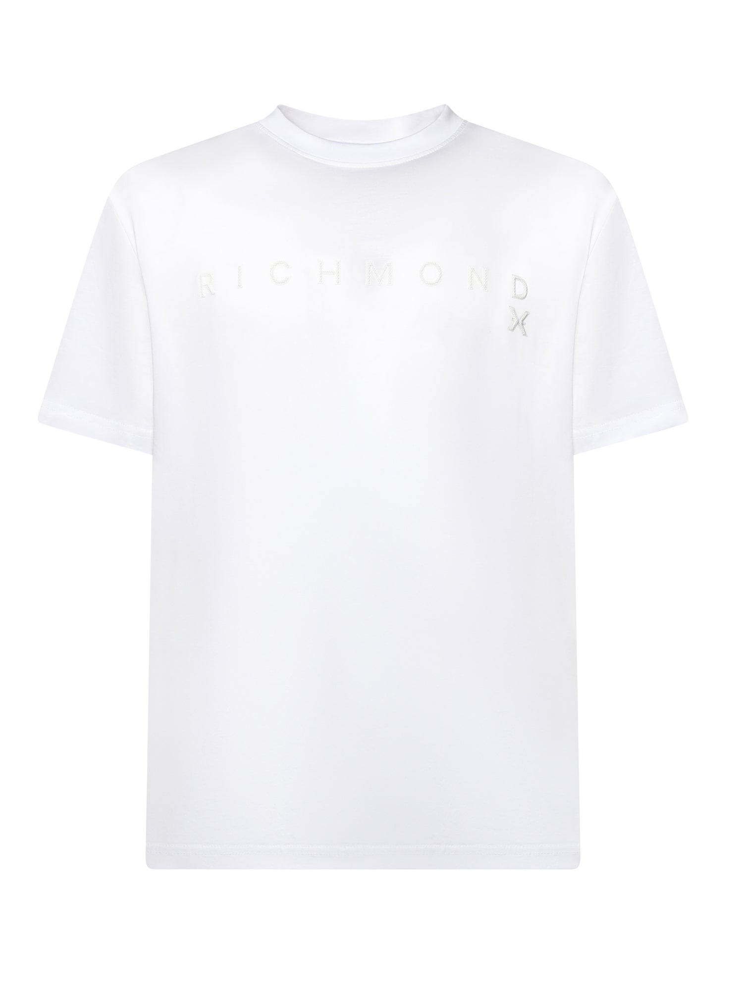 T-shirt Patum in cotone UMA25046TS WHITE RICHMOND X 