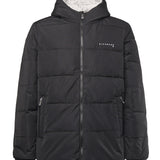 Piumino reversibile con cappuccio e logo UMA25151PI BLACK RICHMOND X 