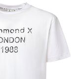 T-shirt con stampa in cotone<BR/> UMA25169TS WHITE RICHMOND X 
