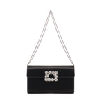 Pochette Efflorescence in raso RBWAMFD0200RS0 B999 ROGER VIVIER 