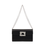 Pochette Efflorescence in raso RBWAMFD0200RS0 B999 ROGER VIVIER 