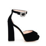 Sandali Platform in velluto RVW57242950CFE B999 ROGER VIVIER 