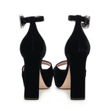 Sandali Platform in velluto RVW57242950CFE B999 ROGER VIVIER 