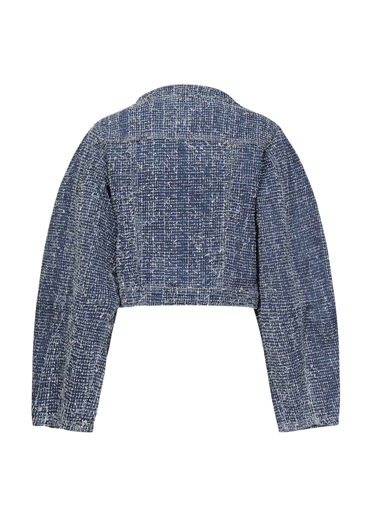 Giacca cropped in denim 114201 1603 ROTATE 