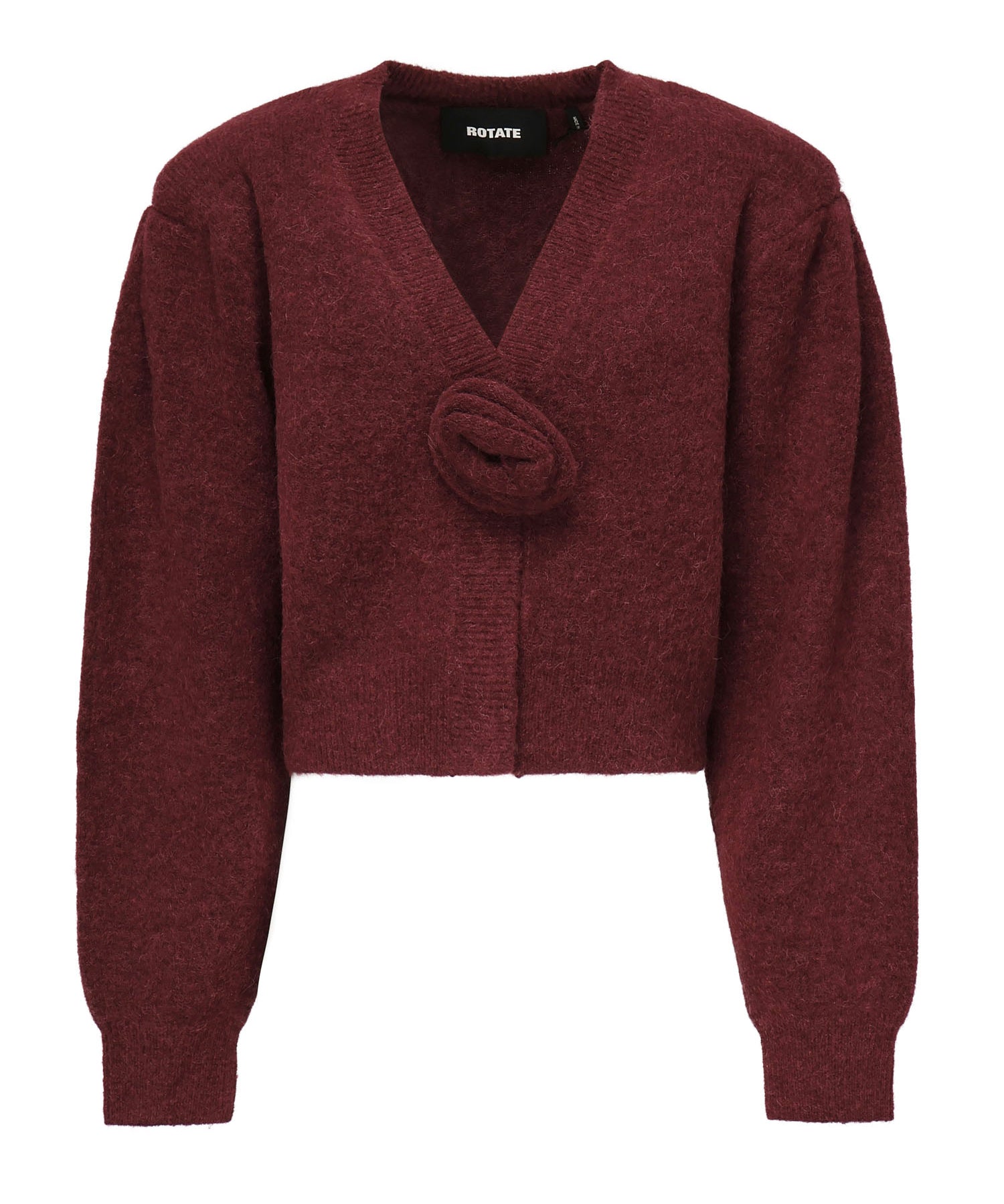 Cardigan in maglia con maniche a sbuffo 114276 2734 ROTATE 