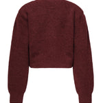 Cardigan in maglia con maniche a sbuffo 114276 2734 ROTATE 