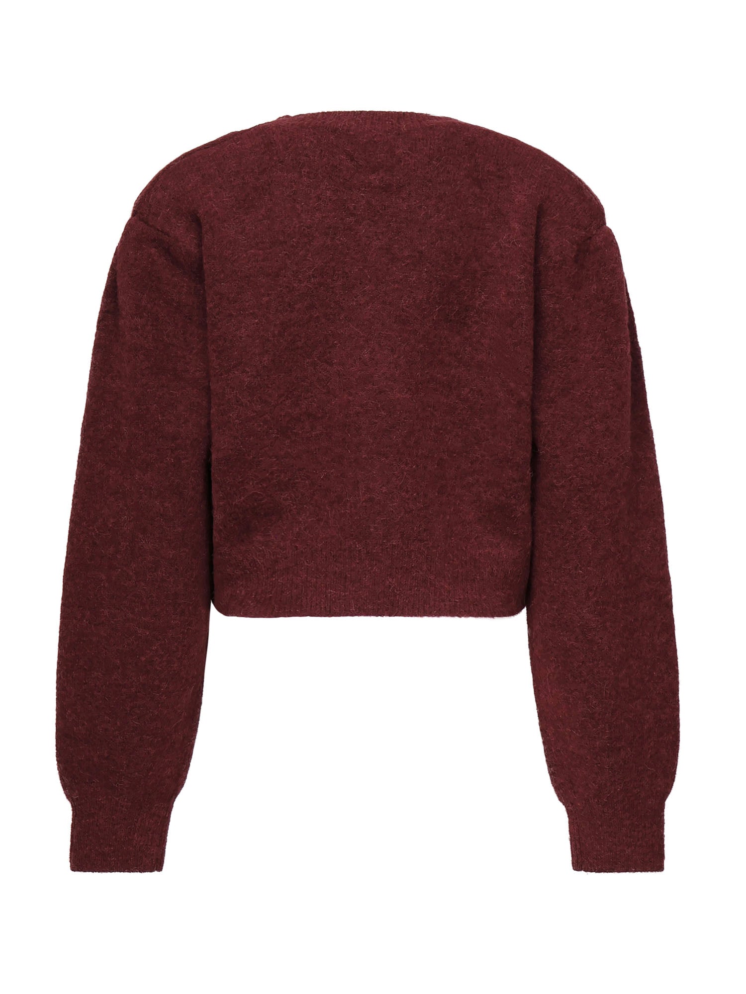 Cardigan in maglia con maniche a sbuffo 114276 2734 ROTATE 