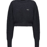 Maglia con maniche a sbuffo e logo 114278 1725 ROTATE 