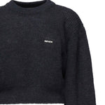 Maglia con maniche a sbuffo e logo 114278 1725 ROTATE 