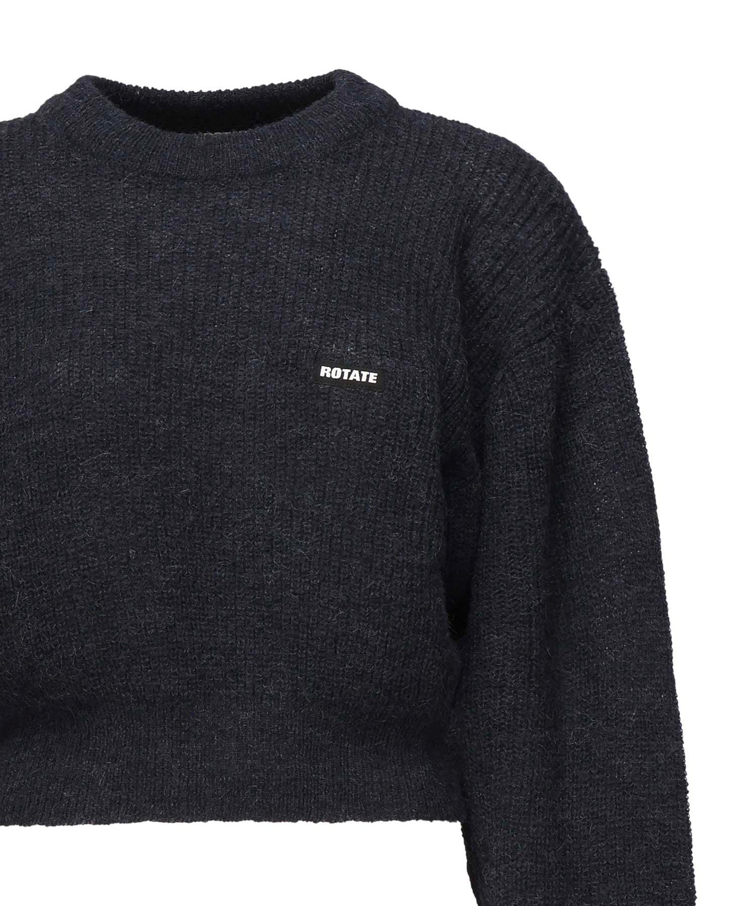 Maglia con maniche a sbuffo e logo 114278 1725 ROTATE 