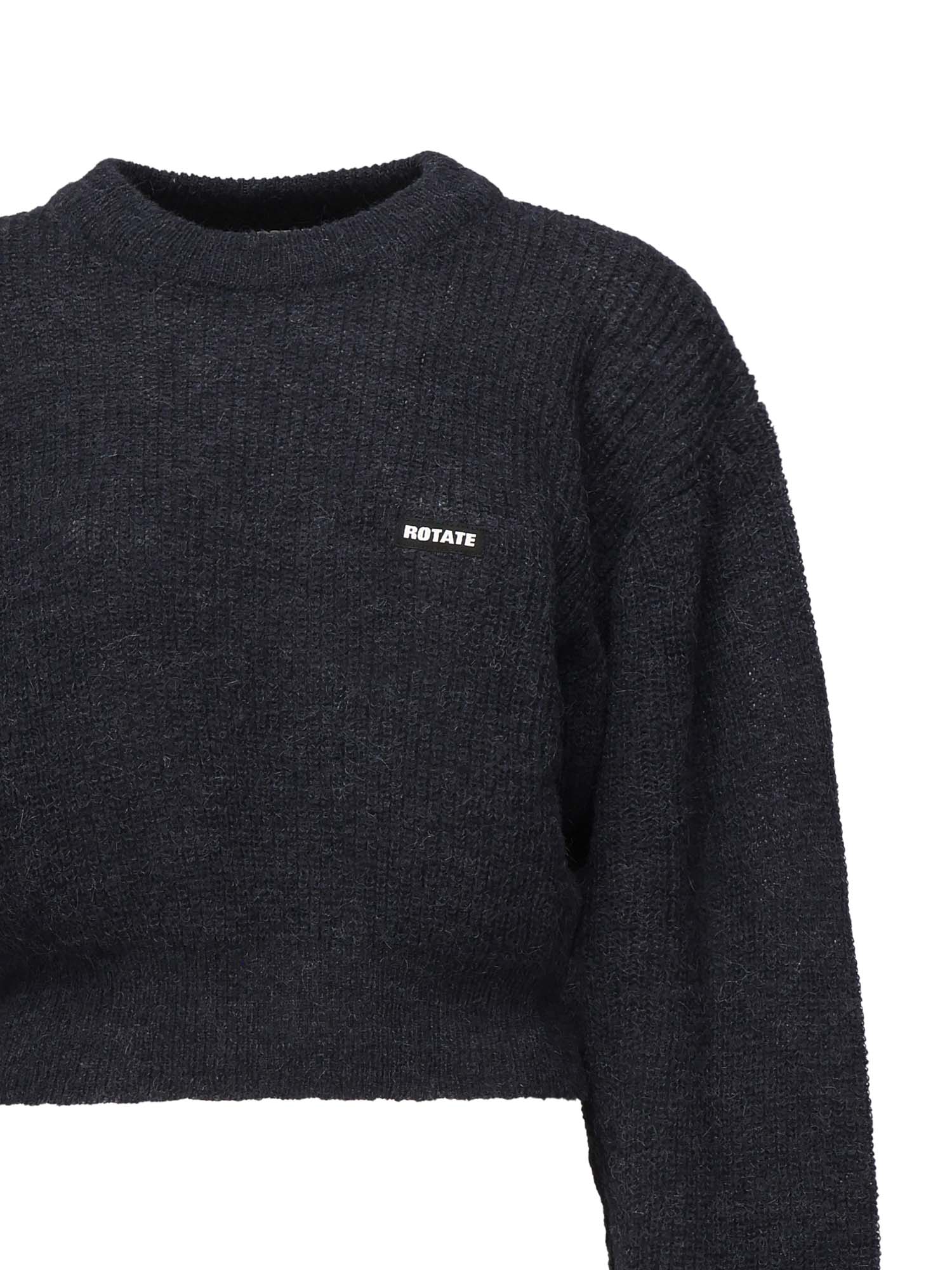 Maglia con maniche a sbuffo e logo 114278 1725 ROTATE 