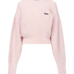 Maglia con maniche a sbuffo e logo 114278 191 ROTATE 