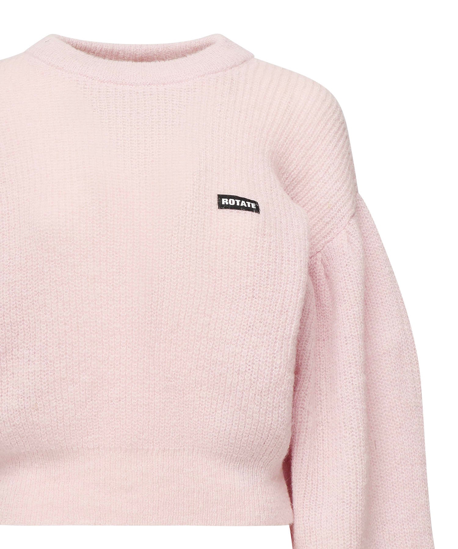 Maglia con maniche a sbuffo e logo 114278 191 ROTATE 