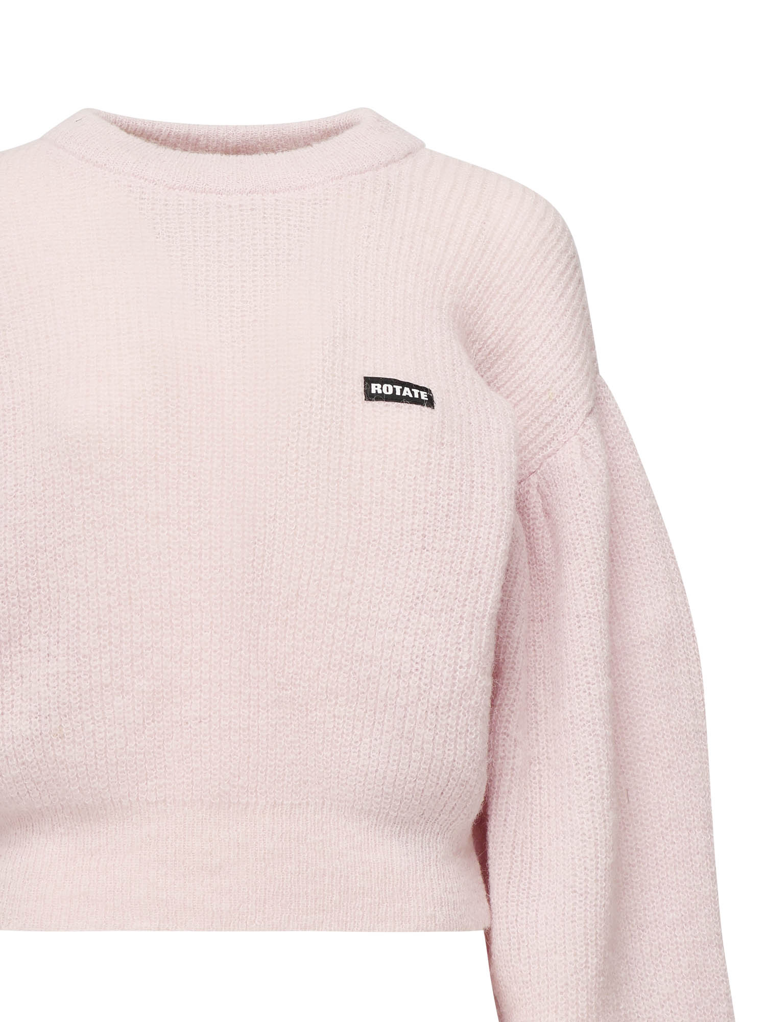 Maglia con maniche a sbuffo e logo 114278 191 ROTATE 