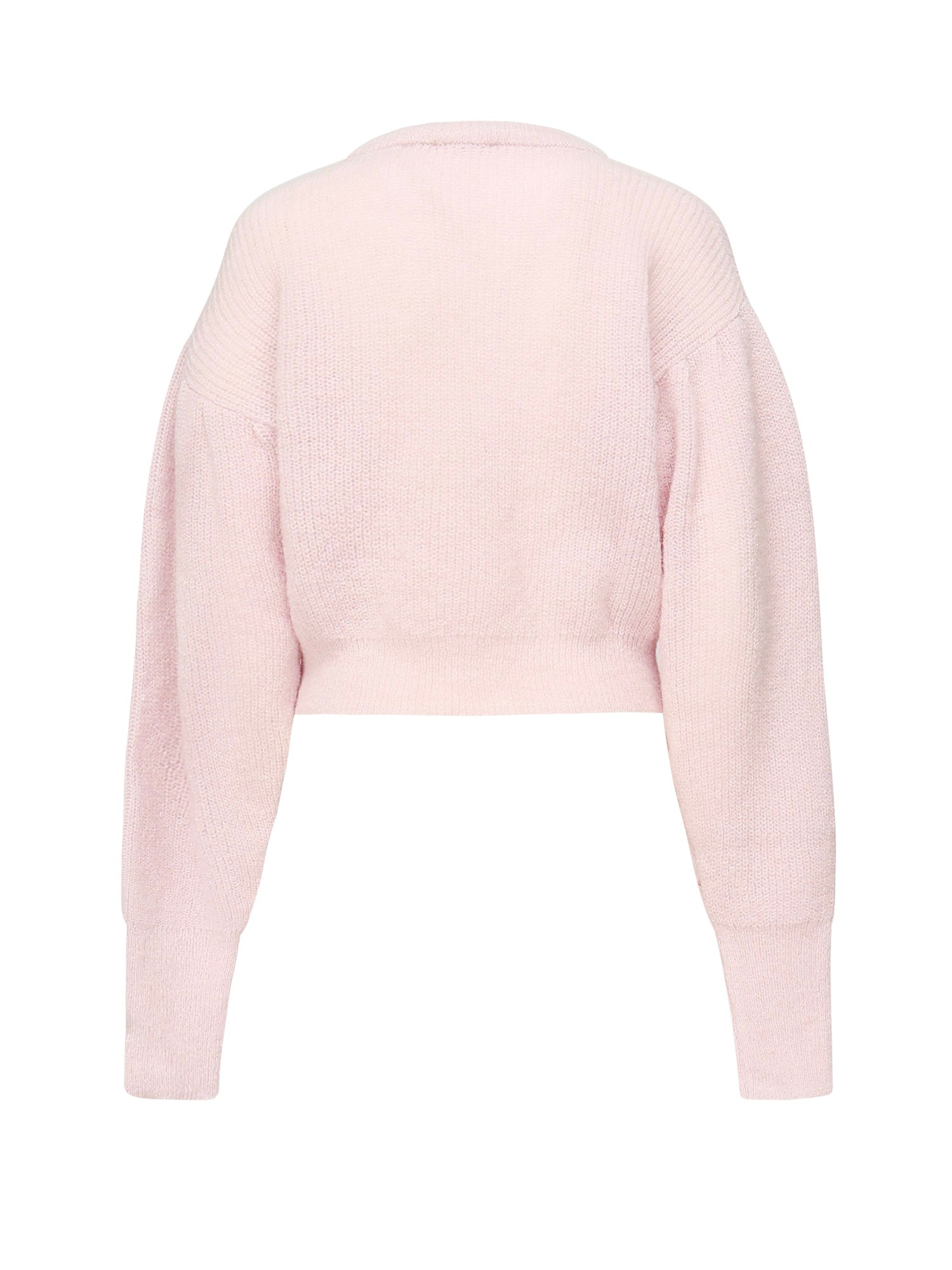 Maglia con maniche a sbuffo e logo 114278 191 ROTATE 
