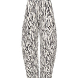Pantaloini cargo in twill stampato 114339 858 ROTATE 