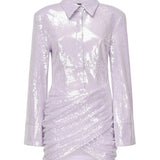 Mini abito con paillettes 114352 1657 ROTATE 