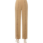 Pantalone con lacci in cotone 114389 654 ROTATE 
