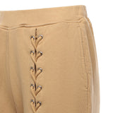 Pantalone con lacci in cotone 114389 654 ROTATE 
